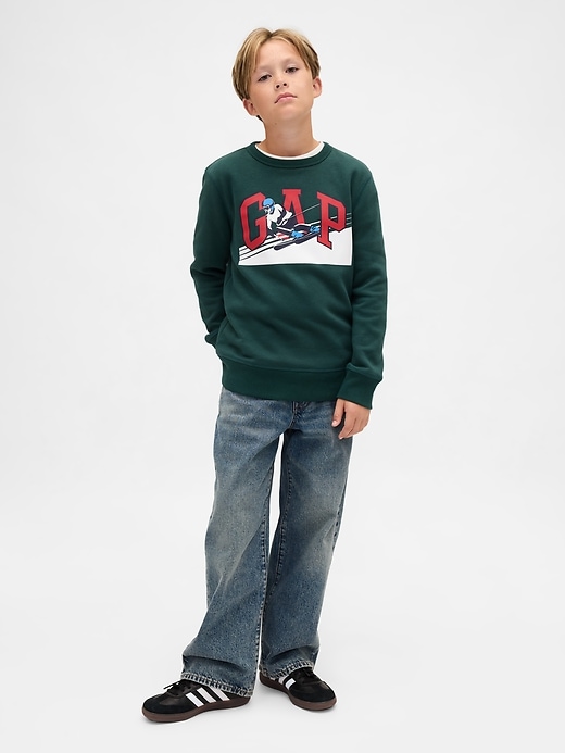 Image number 4 showing, Kids Graphic Logo Sweatshirt