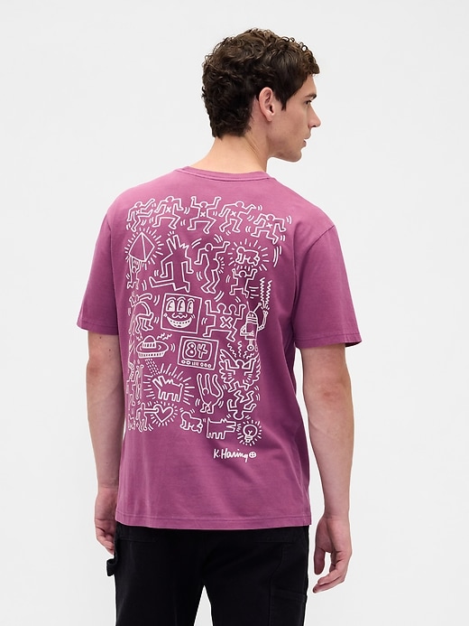 Image number 3 showing, Keith Haring Graphic T-Shirt