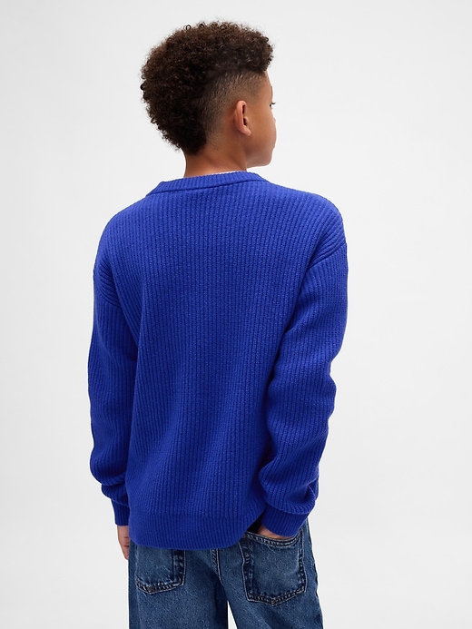 Image number 3 showing, Kids CashSoft Relaxed Crewneck Sweater