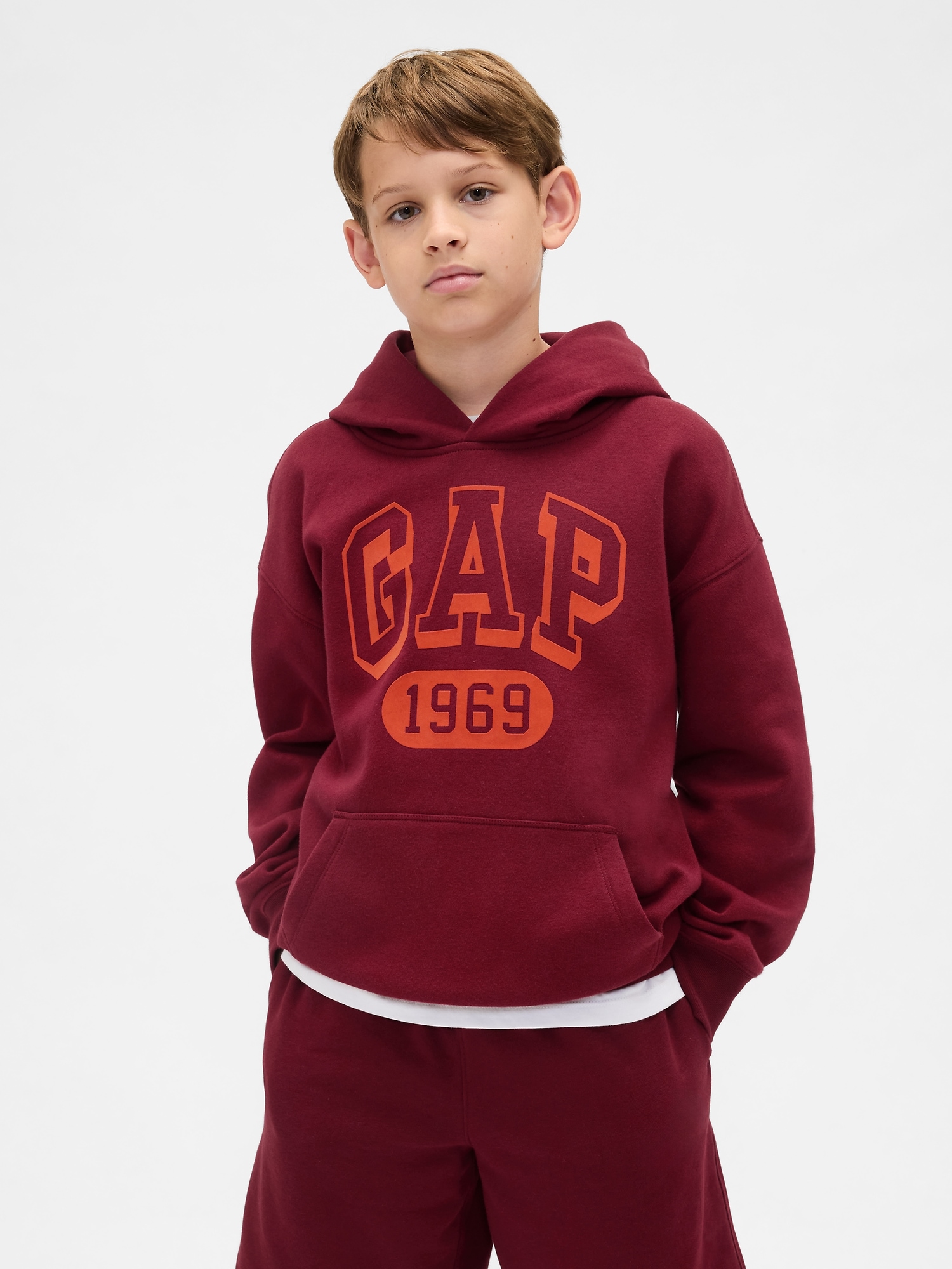 Kids VintageSoft Logo Hoodie