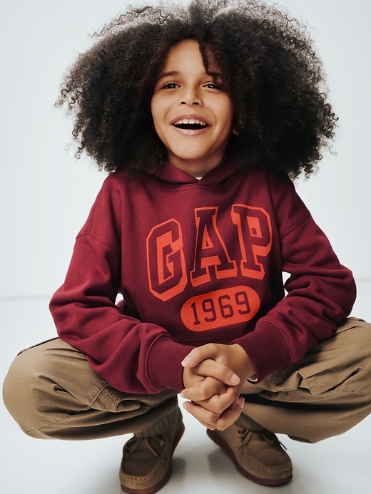 Image number 7 showing, Kids VintageSoft Logo Hoodie