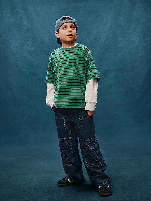 Image number 6 showing, Kids Easy Baggy Carpenter Jeans