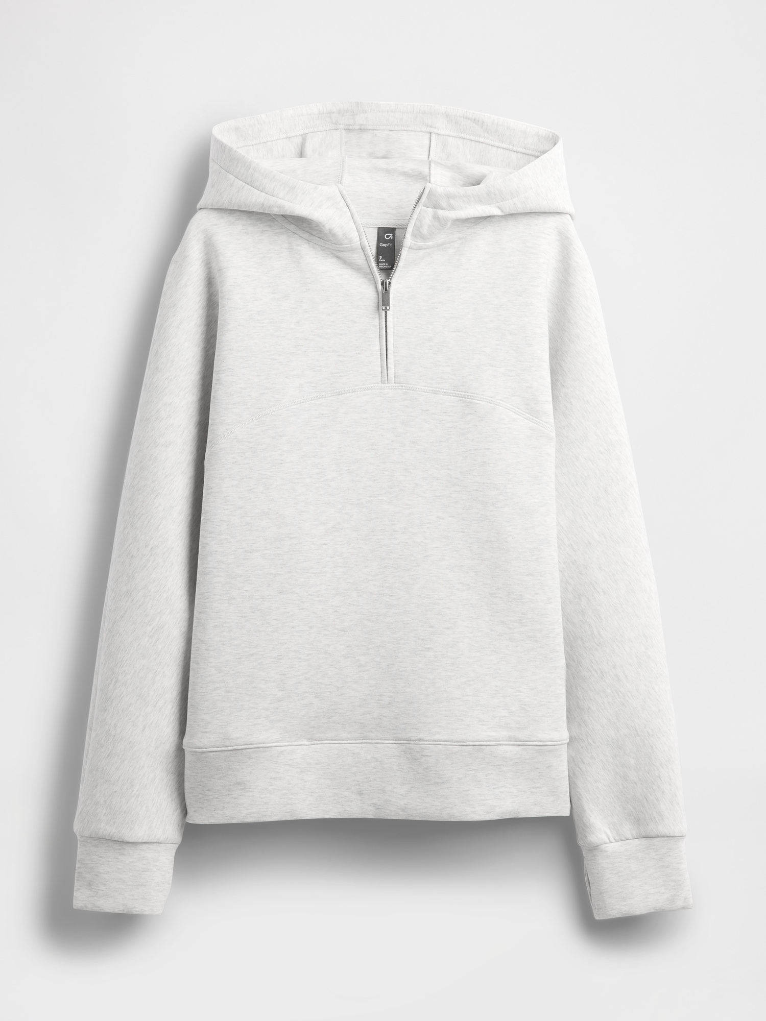 GapFit Oversized Quarter-Zip Hoodie