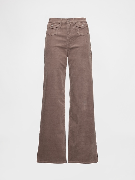 Image number 7 showing, High Rise Stride Corduroy Wide-Leg Pants