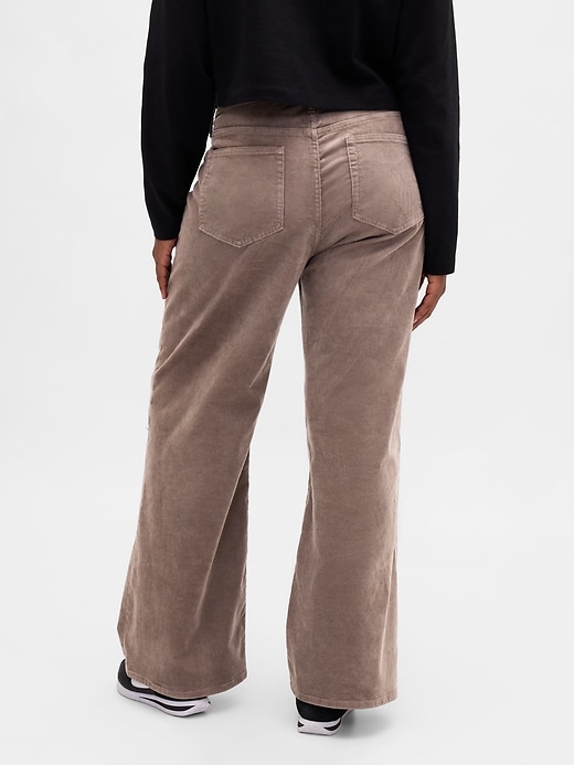 Image number 6 showing, High Rise Stride Corduroy Wide-Leg Pants