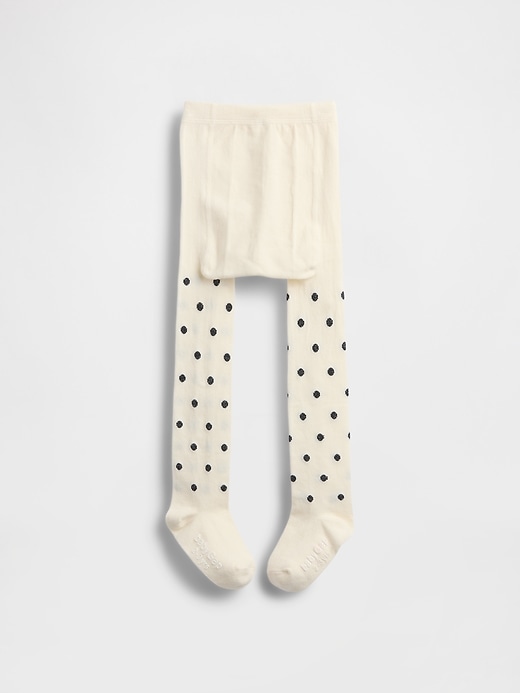 Image number 1 showing, Baby & Toddler Polka Dot Tights