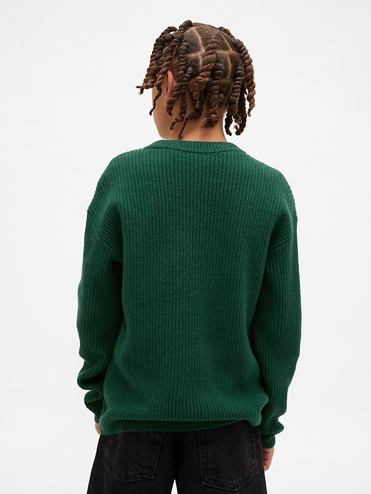 Image number 3 showing, Kids CashSoft Relaxed Crewneck Sweater