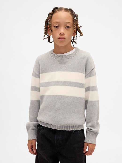 Image number 1 showing, Kids Relaxed Crewneck Sweater