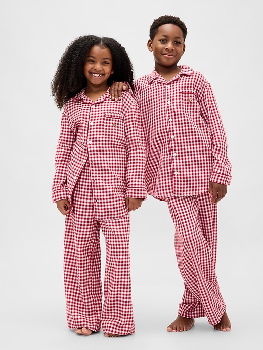 Image number 1 showing, Kids Recycled Flannel PJ Set
