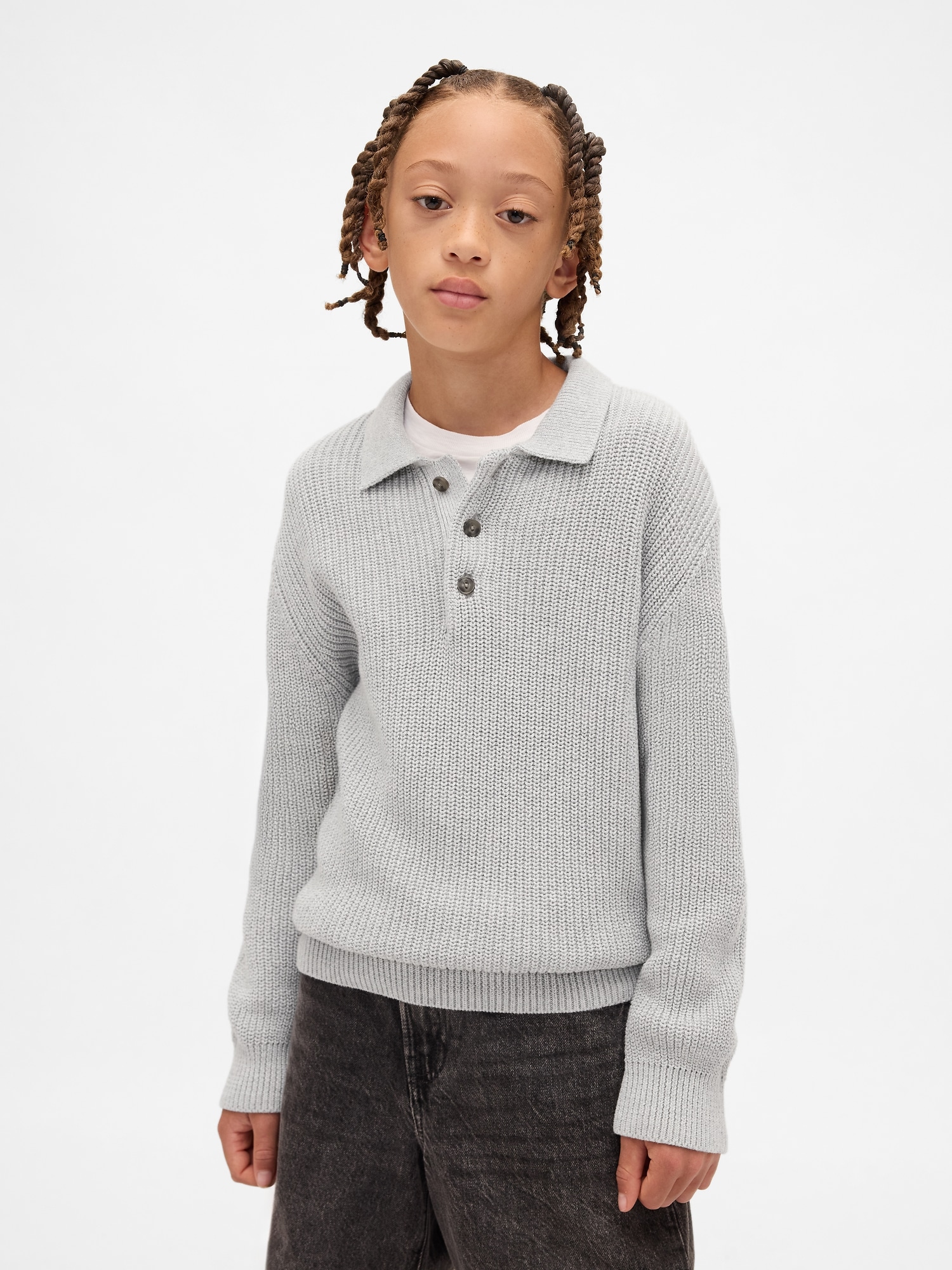 Kids Polo Sweater