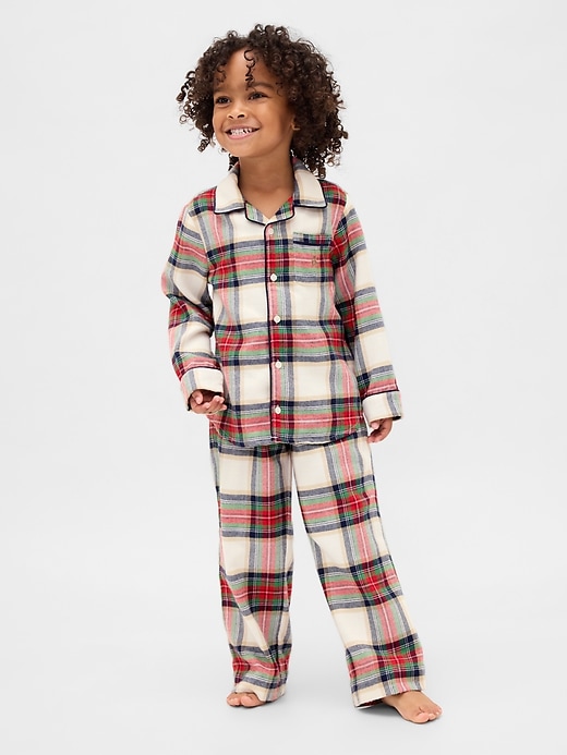 Image number 4 showing, Baby & Toddler Recycled Flannel PJ Set