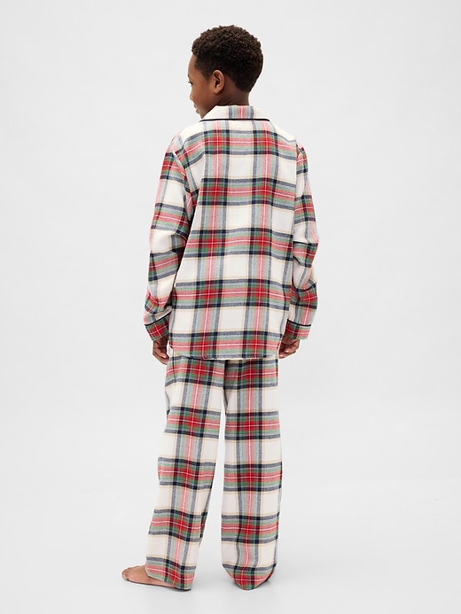 Image number 2 showing, Kids Recycled Flannel PJ Set