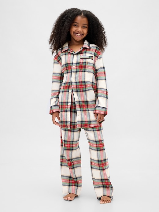 Image number 4 showing, Kids Recycled Flannel PJ Set