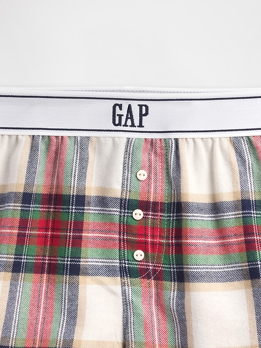 Image number 3 showing, Kids Recycled Flannel PJ Boxer Shorts