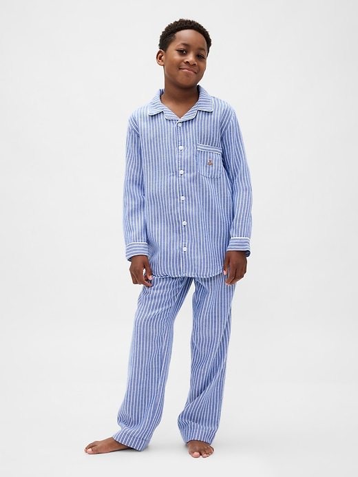 Image number 3 showing, Kids Recycled Flannel PJ Set