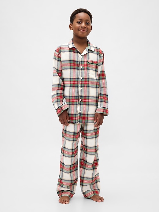 Image number 3 showing, Kids Recycled Flannel PJ Set