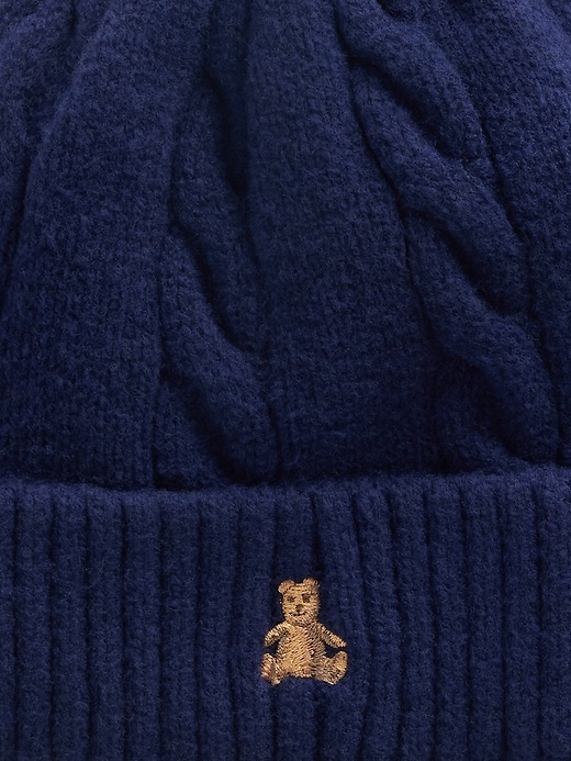 Image number 4 showing, Baby & Toddler CashSoft Cable-Knit Beanie & Mittens Set