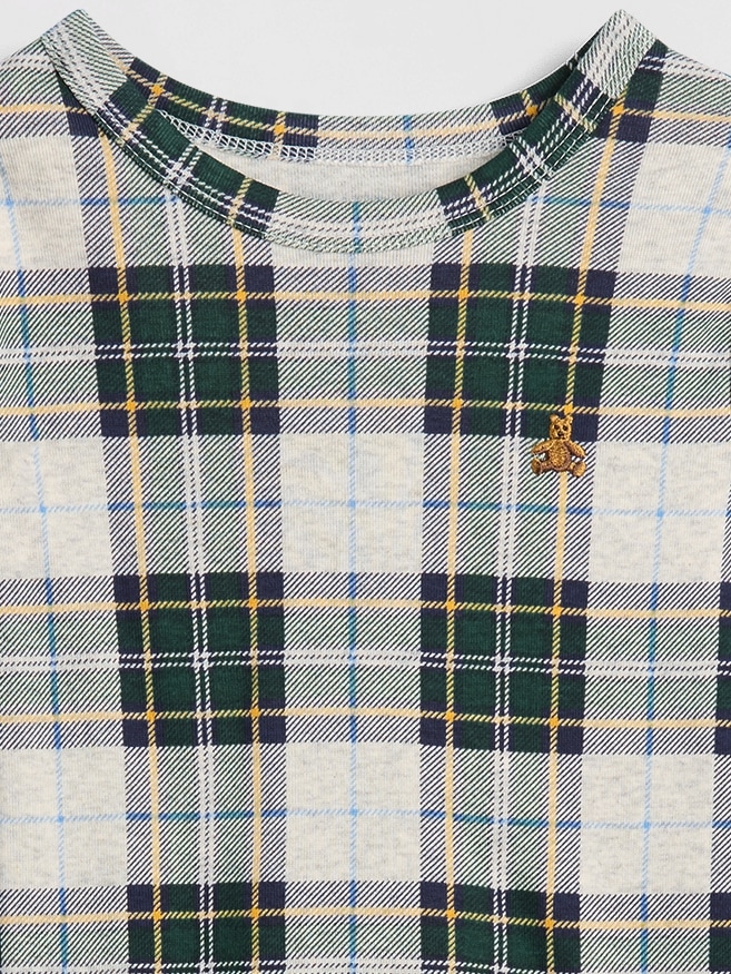 Pyjama des Fêtes en coton biologique brossé pour Enfant et Béb