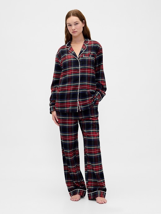 Image number 1 showing, Adult Softest Flannel PJ Set