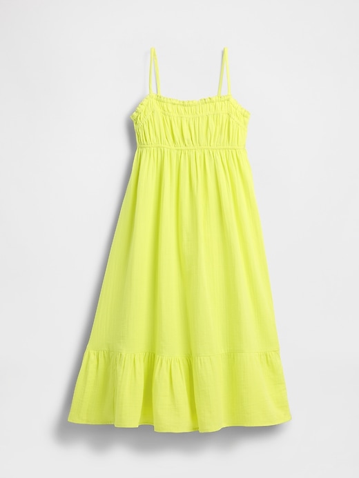 Image number 2 showing, Kids Crinkle Gauze Midi Dress