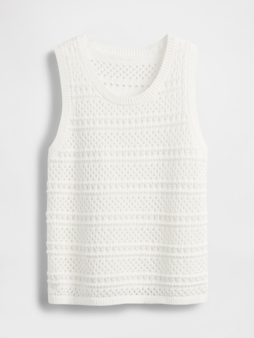 Image number 2 showing, Kids Crochet Shell Tank Top