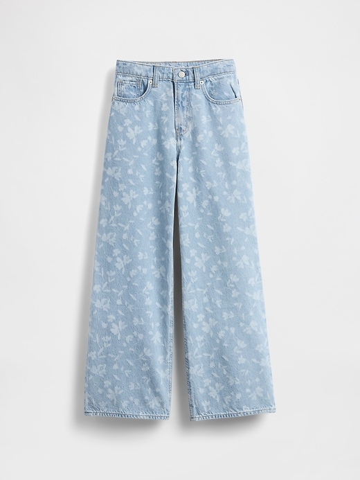 Image number 2 showing, Kids Low Rise Stride Wide-Leg Jeans