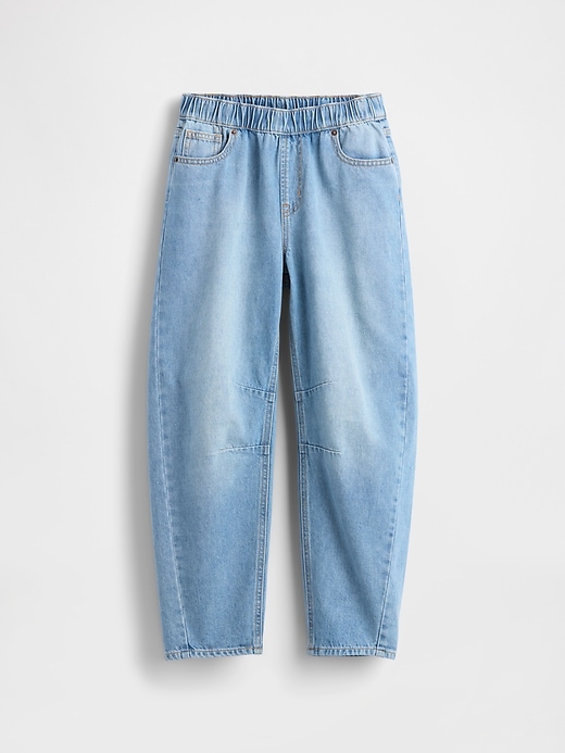 Image number 2 showing, Kids High Rise Easy Barrel Jeans