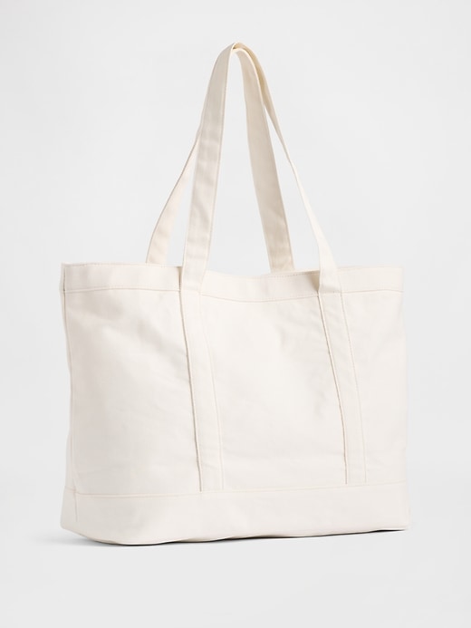 Image number 3 showing, Brannan Bear Logo Denim Tote Bag