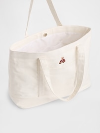 Image number 4 showing, Brannan Bear Logo Denim Tote Bag