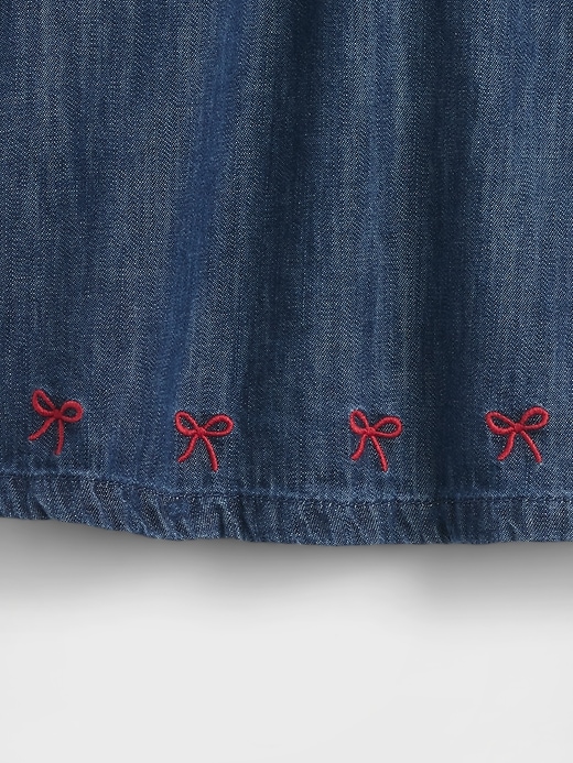 Image number 3 showing, Baby Denim Ruffle Collar Dress
