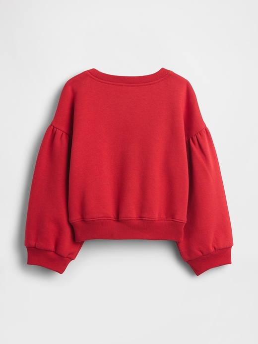 Image number 3 showing, Gap × Disney Baby & Toddler VintageSoft Logo Bubble Sweatshirt