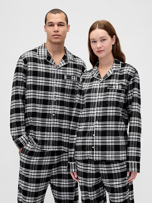 Image number 2 showing, Adult Softest Flannel PJ Shirt