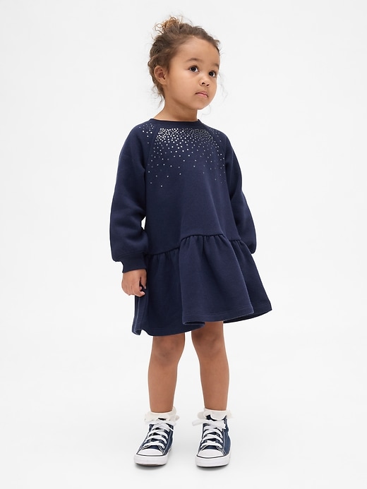 Image number 1 showing, Baby & Toddler Sweatshirt Dress