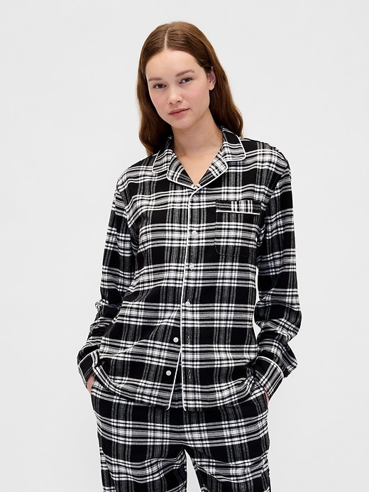 Image number 1 showing, Adult Softest Flannel PJ Shirt