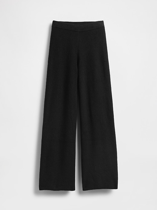 Image number 5 showing, CashSoft Shaker-Stitch Sweater Pants