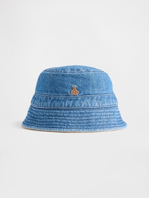 Image number 1 showing, Baby Sherpa-Lined Denim Bucket Hat