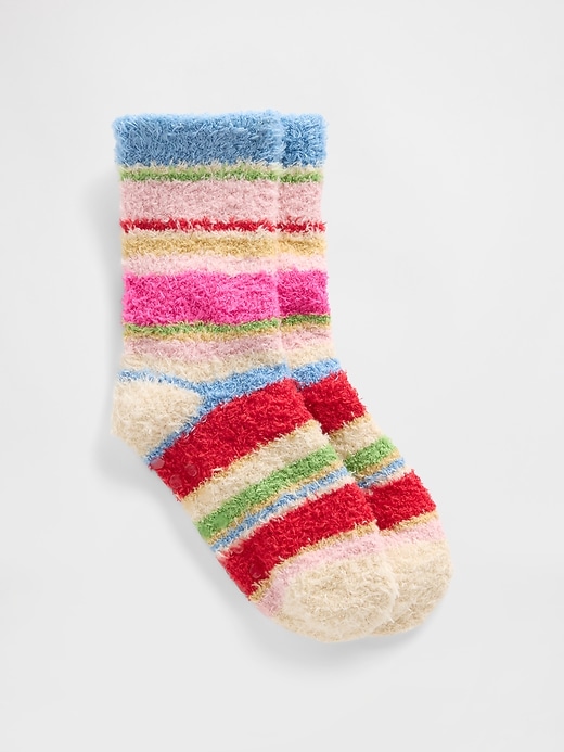 Image number 1 showing, Baby & Toddler Cozy Stripe Socks