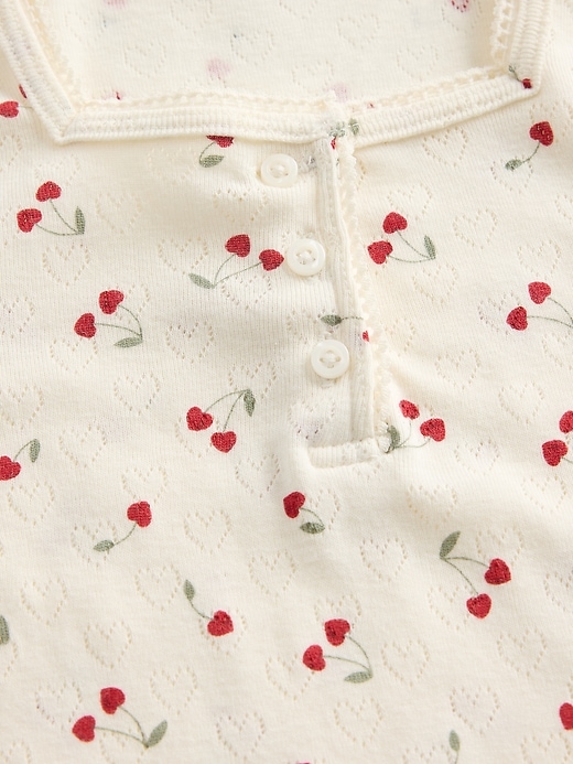 Image number 3 showing, Baby & Toddler Pointelle Henley Top