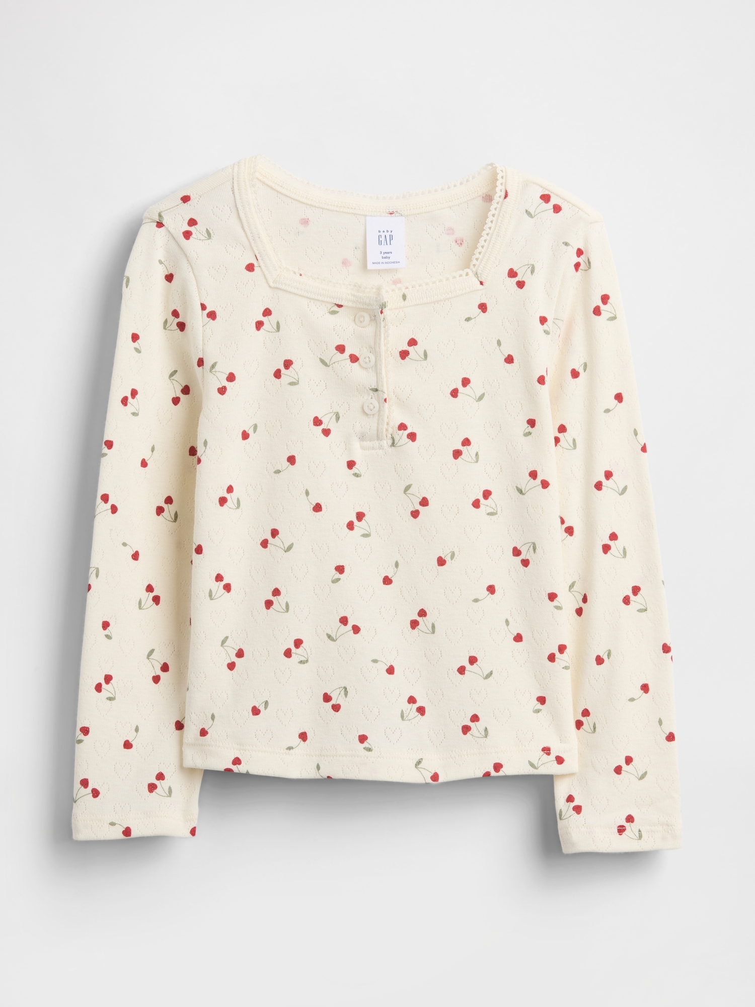 Baby & Toddler Pointelle Henley Top
