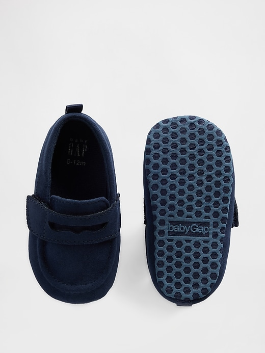 Image number 3 showing, Baby Vegan Suede Loafers