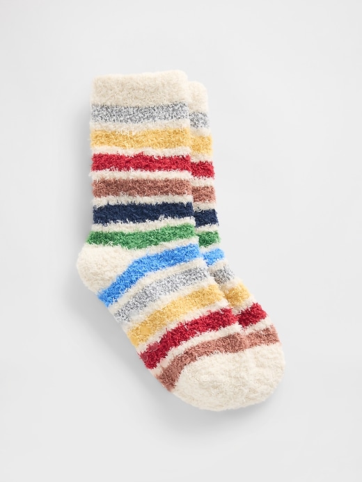 Image number 1 showing, Baby & Toddler Cozy Stripe Socks
