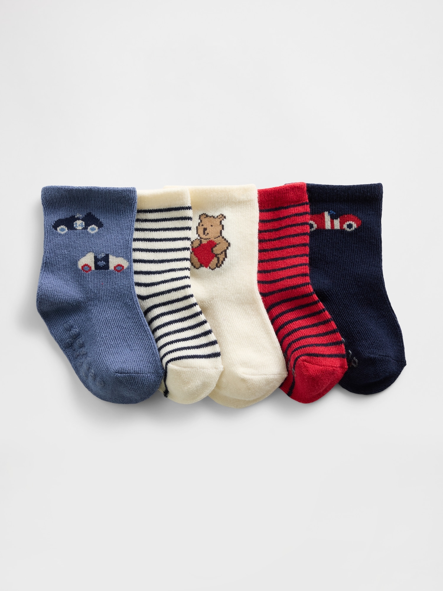 CHAUSSETTES POUR BÉBÉ (PAQUET DE 5 PAIRES)
