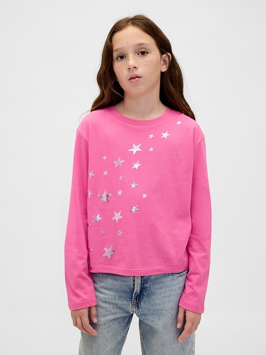 Image number 1 showing, Kids Relaxed Graphic T-Shirt