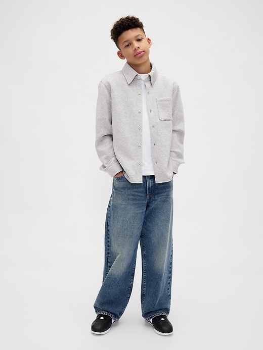 Image number 4 showing, Kids Cozy Button-Front Shirt
