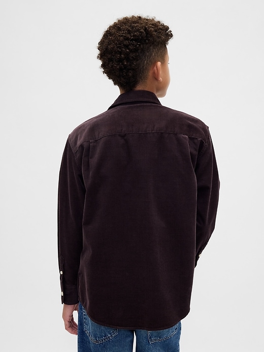 Image number 3 showing, Kids Relaxed Corduroy Shirt