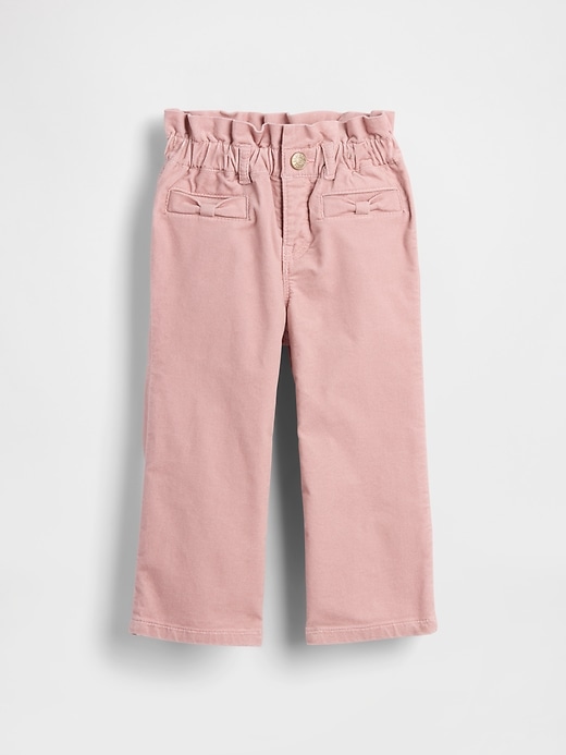 Image number 2 showing, Baby & Toddler Velvet Bow Stride Jeans