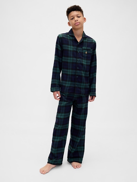 Image number 3 showing, Kids Recycled Flannel PJ Set