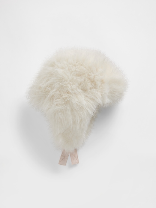 Image number 1 showing, Toddler Faux Fur Trapper Hat