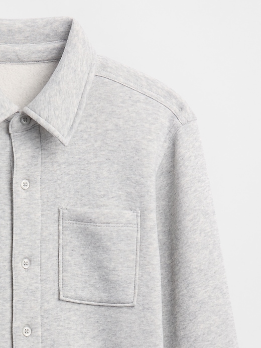 Image number 5 showing, Kids Cozy Button-Front Shirt