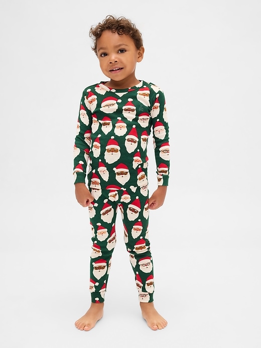Image number 3 showing, Kids & Baby Organic Brushed Cotton Holiday PJ Set